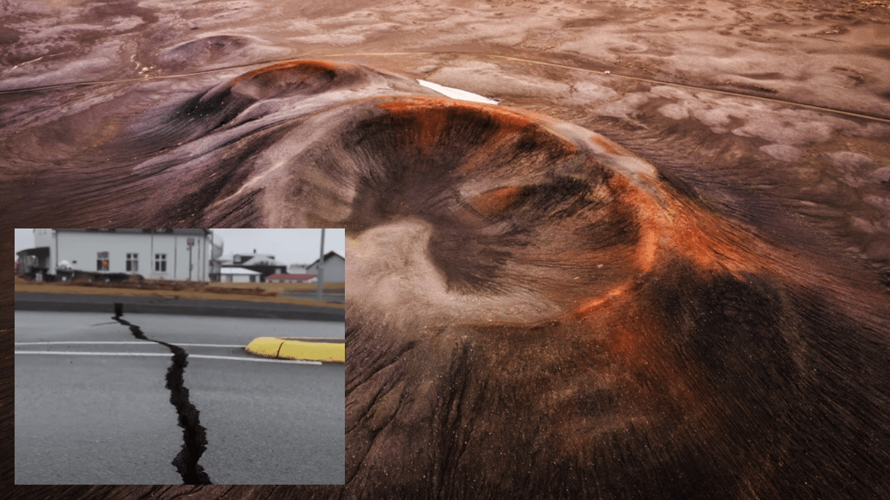 UPDATE: Giant crack tears through town, thousands evacuated and ‘terrifying sounds’ coming up from the earth as Iceland volcano set to erupt