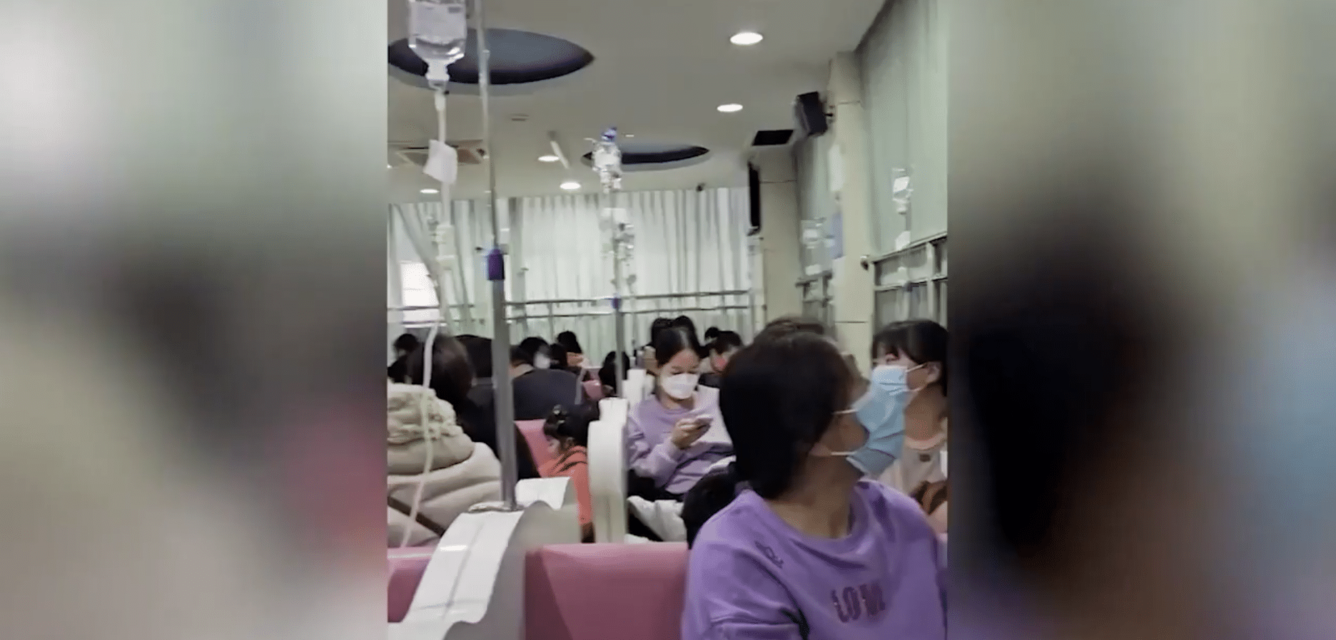 UPDATE: Desperate parents seen clutching children hooked to IVs on hospital floors as China’s mystery ‘pneumonia’ outbreak worsens