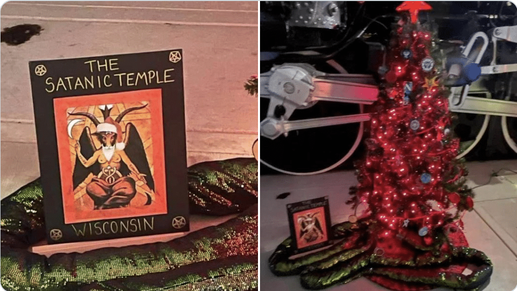 People left in shock and outrage after Satanic Temple inclusion at Wisconsin Christmas tree festival