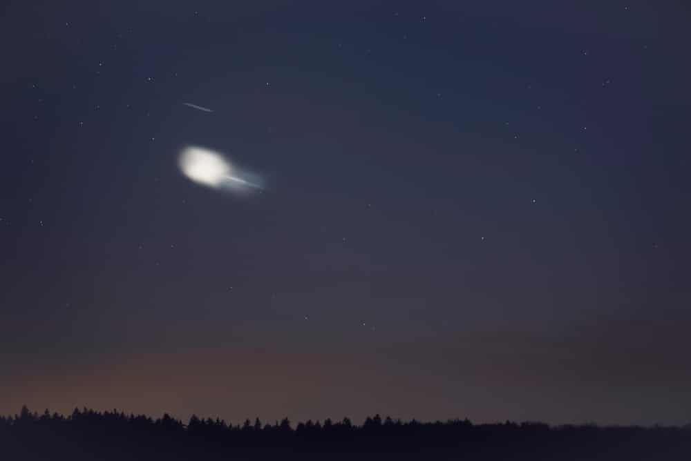 UFO spotted above California said to have ‘unhuman energy’ and seen ‘spinning at the speed of light’