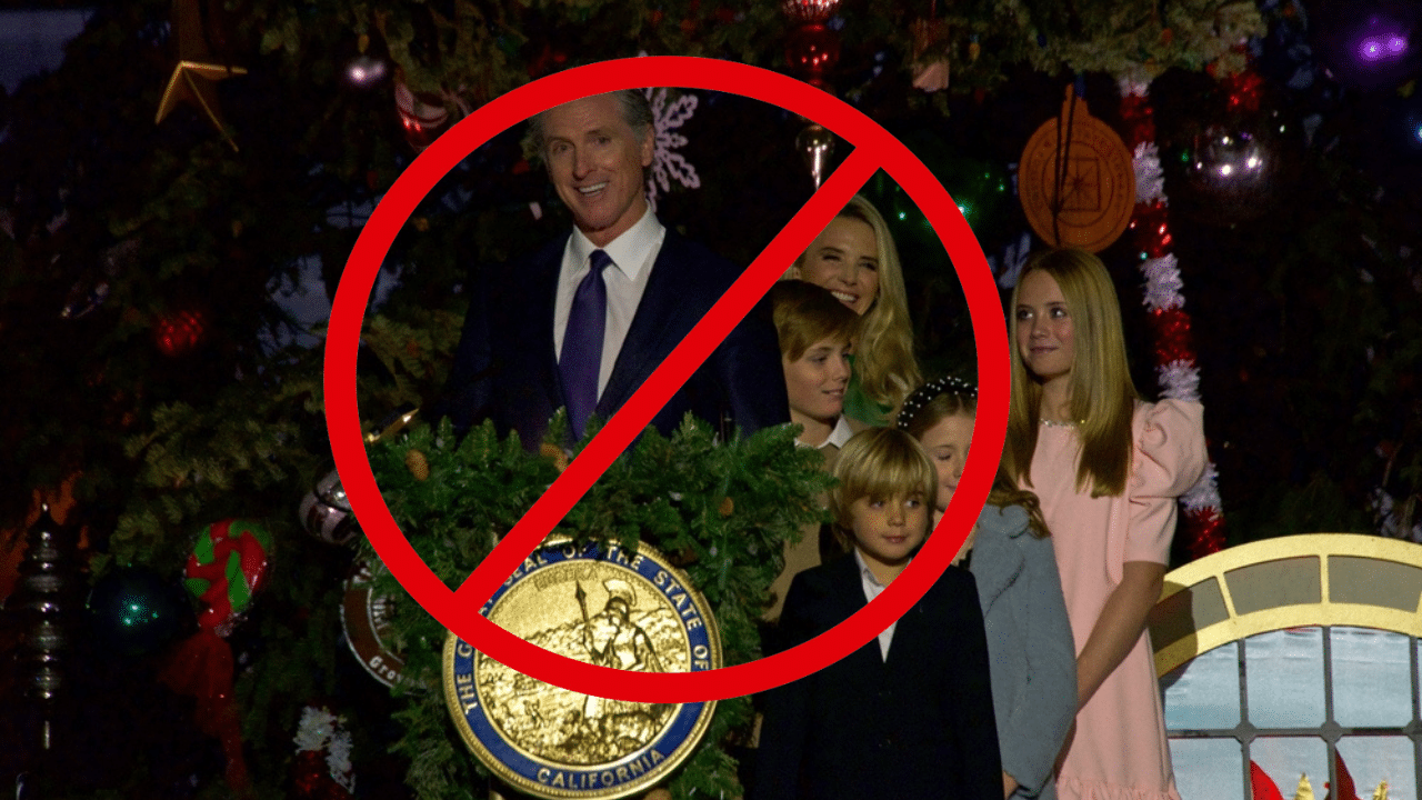 Newsom Cancels California Christmas Tree Lighting Over Pro-Palestinian ...