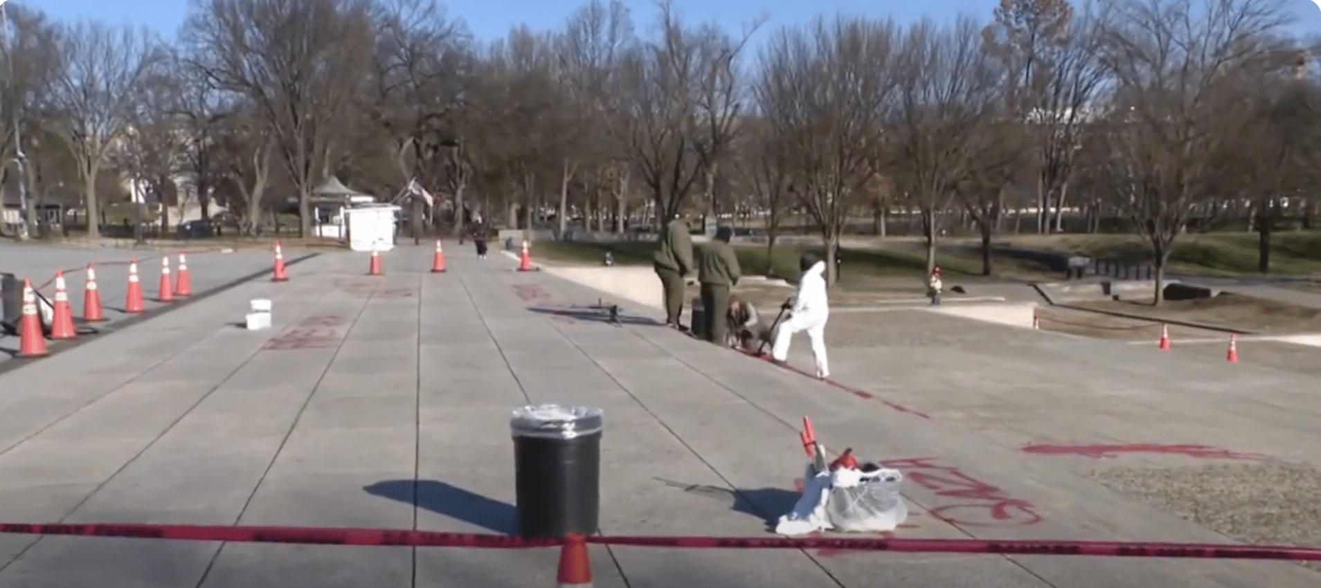 Steps of Lincoln Memorial vandalized with ‘Free Gaza’ graffiti