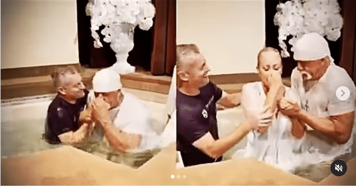 70 Year-Old Hulk Hogan gets baptized: ‘Greatest day of my life’