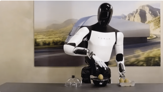 Tesla debuts humanoid robot capable of assisting people in various tasks