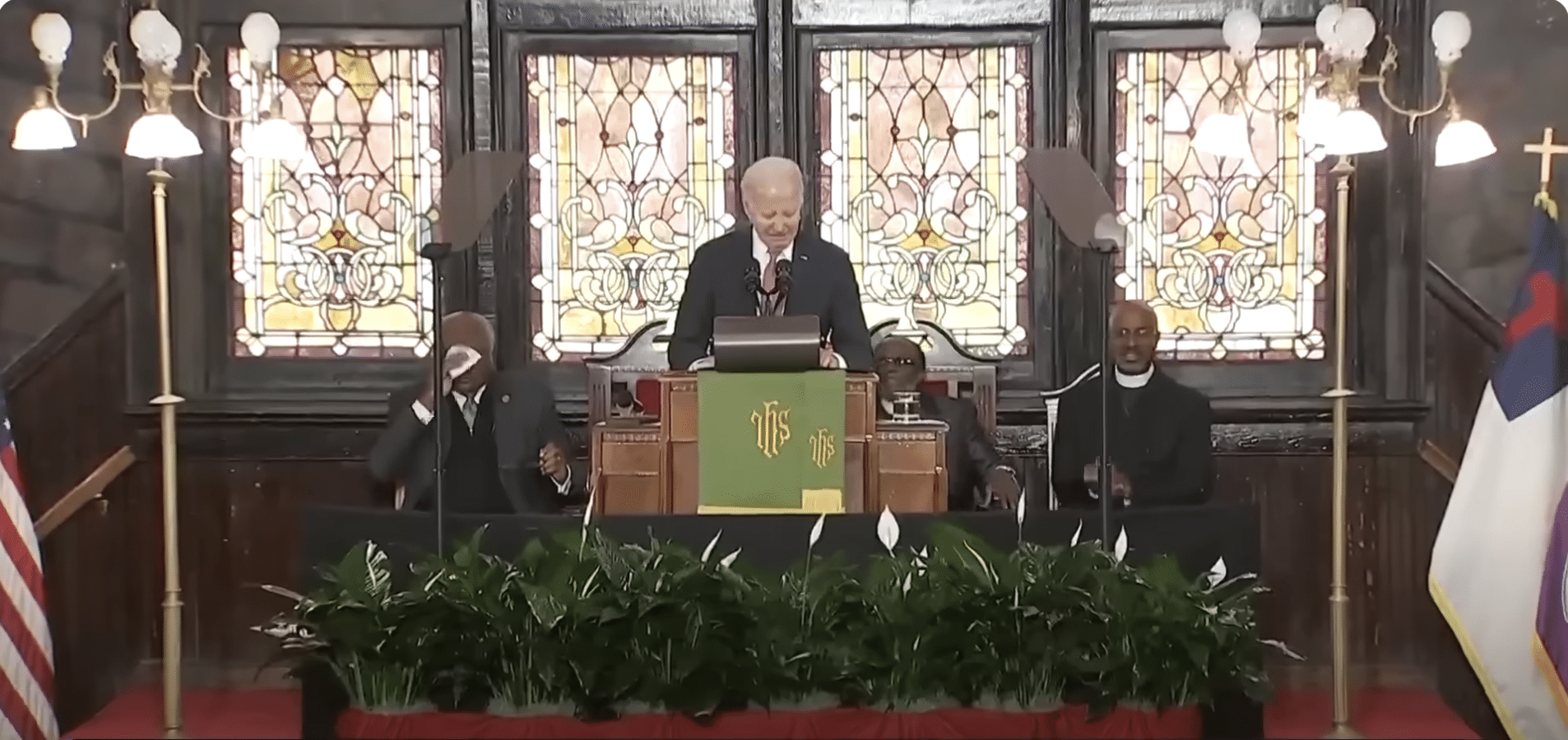 Congregation at Black Church ROARS after Biden calls Trump a ‘loser’ in speech behind pulpit