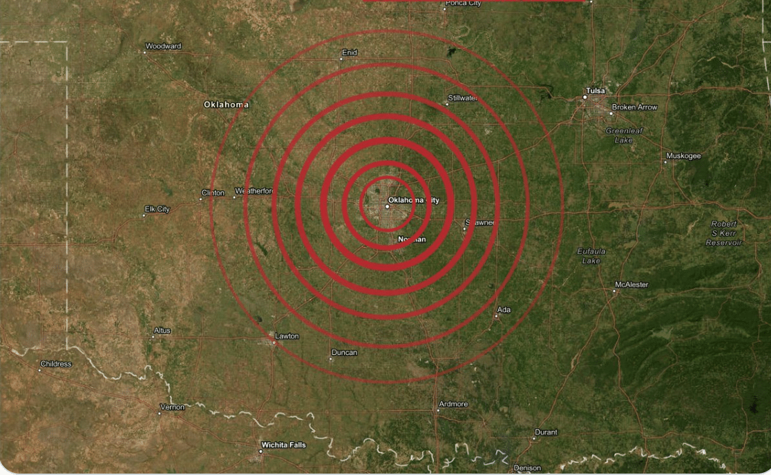 Oklahoma City rocked by 4.4-magnitude earthquake in Edmond