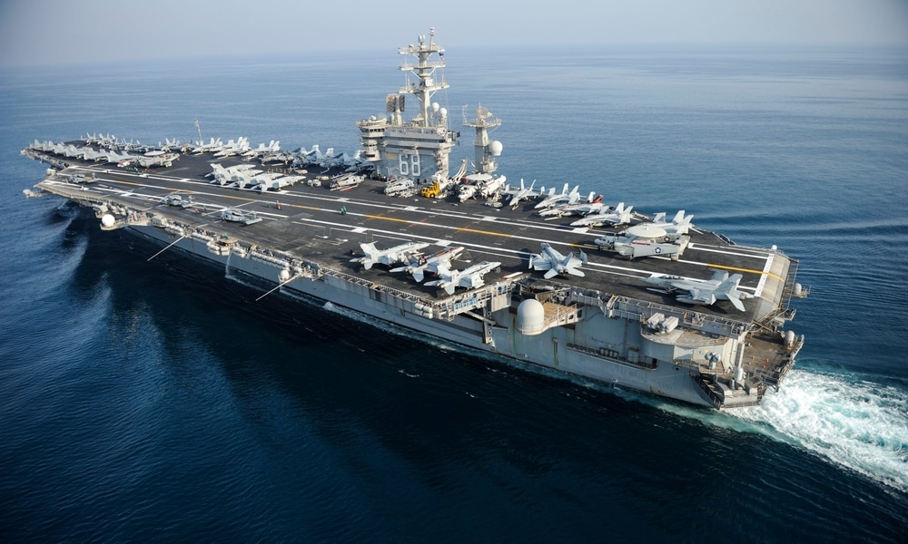 U.S. nuclear aircraft carrier reportedly enters Red Sea