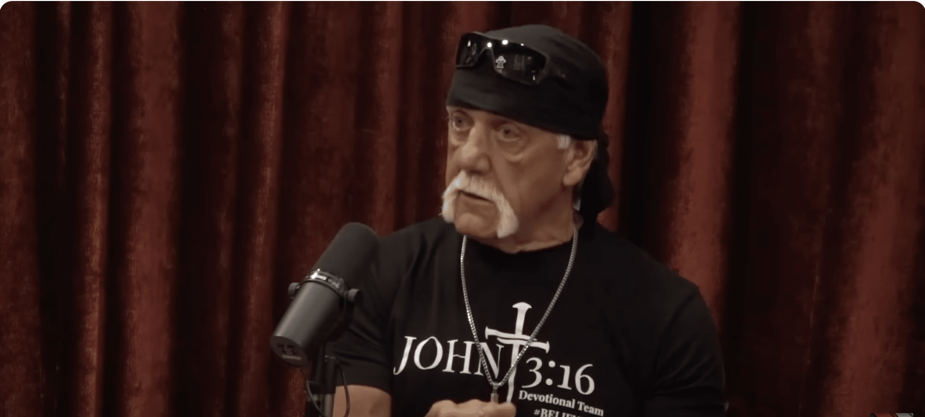 Hulk Hogan invites his fans to turn to Jesus, “He’ll clean you up”