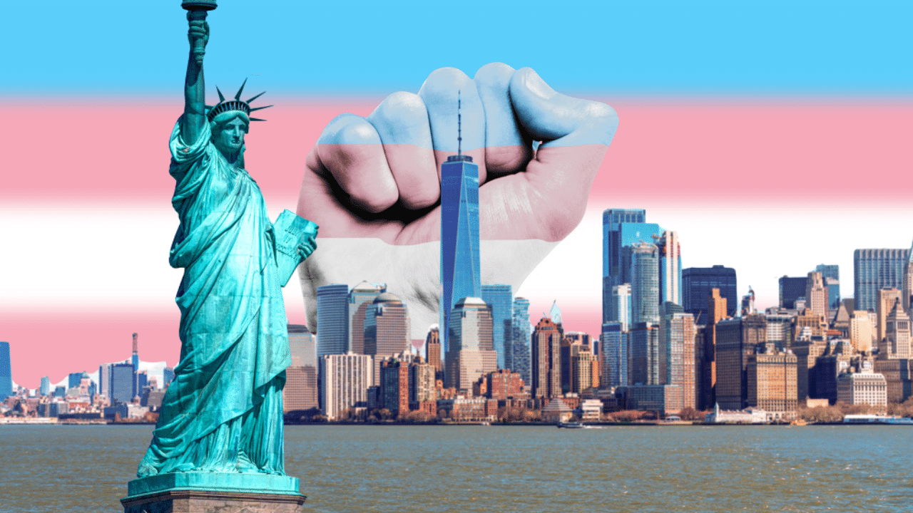 NY Governor says state landmarks will be lit up light pink, white, and light blue on Easter Sunday in celebration of “Transgender Day of Visibility”