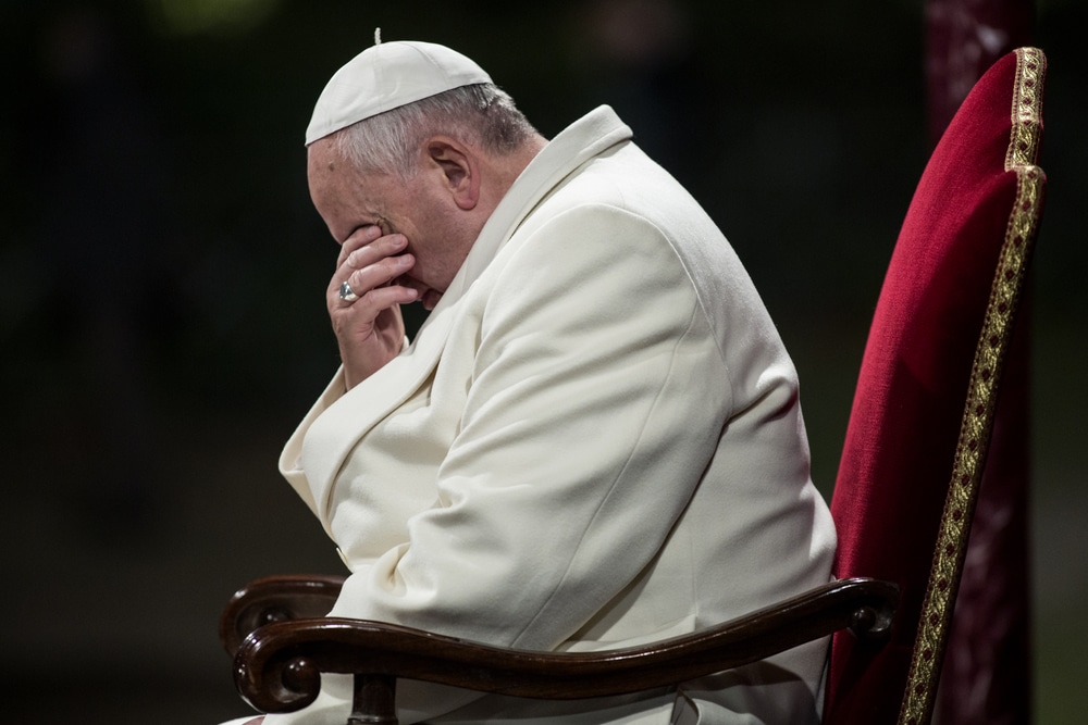 REVOLT: Pope Francis is facing growing dissent among members of the Catholic Church