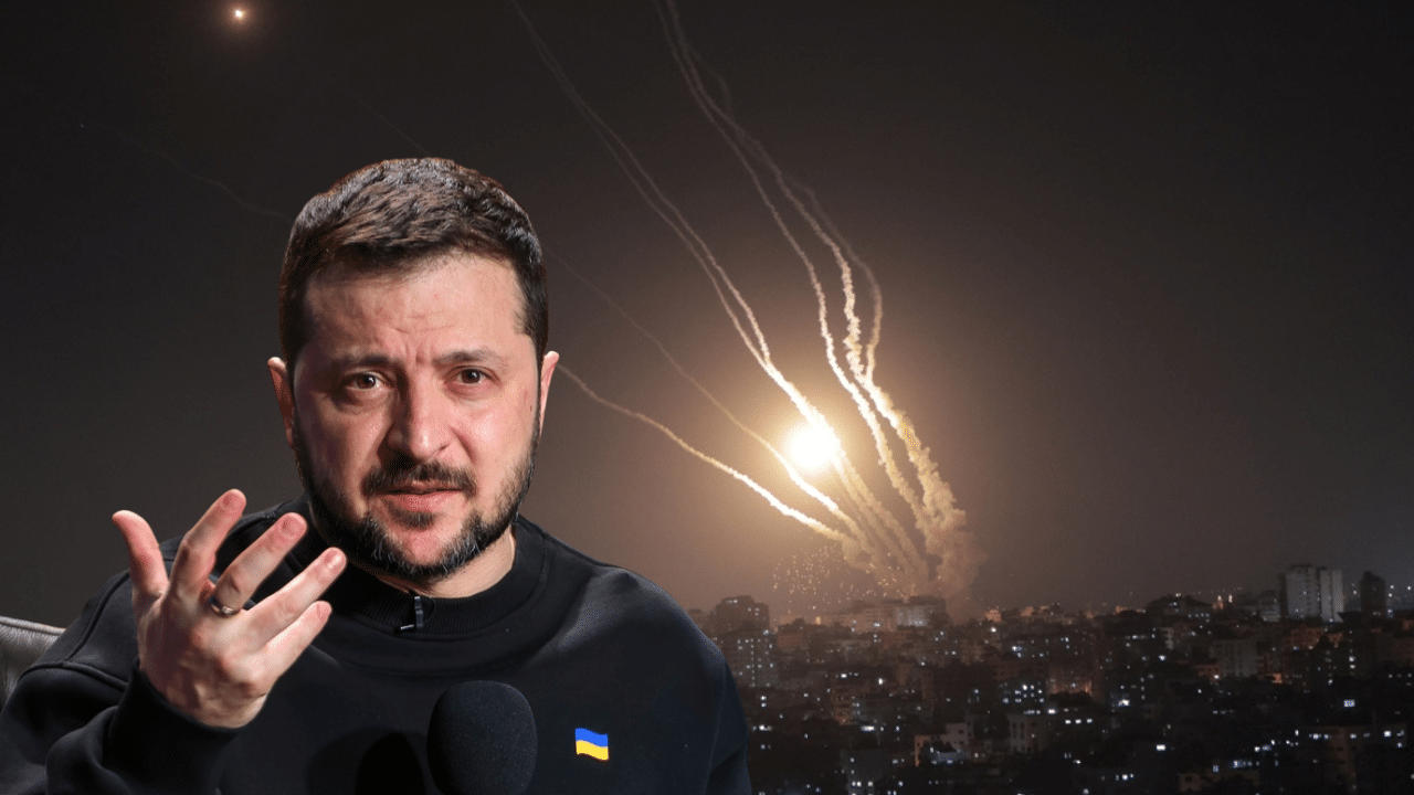 Zelensky urges West to shoot down Russian missiles like they did for Israel