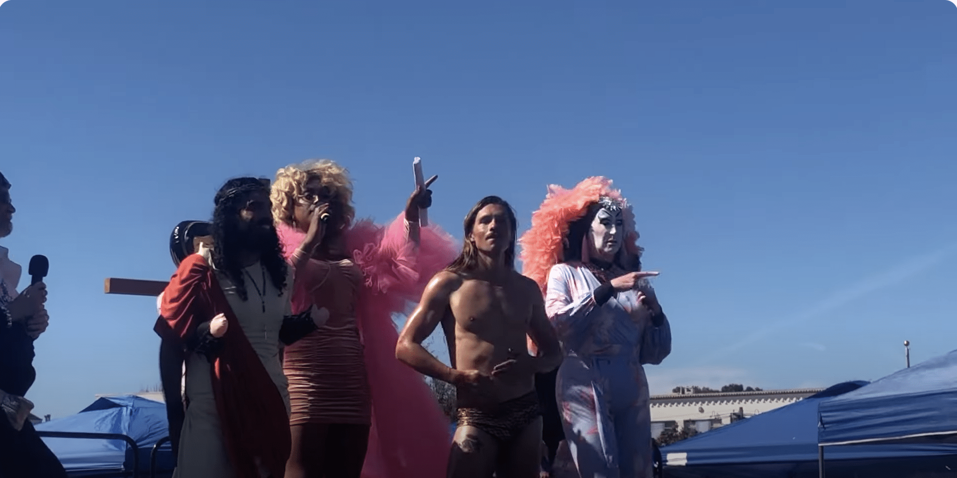 Drag nun troupe hosts annual ‘Hunky Jesus’ costume contest mocking Jesus and the Virgin Mary