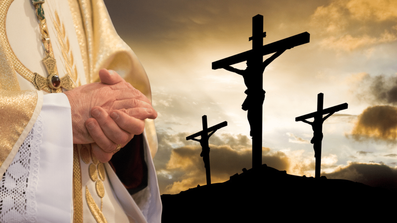 Catholic priest stuns worshippers by telling them Christ had an erection when he died on the cross in shocking Easter sermon