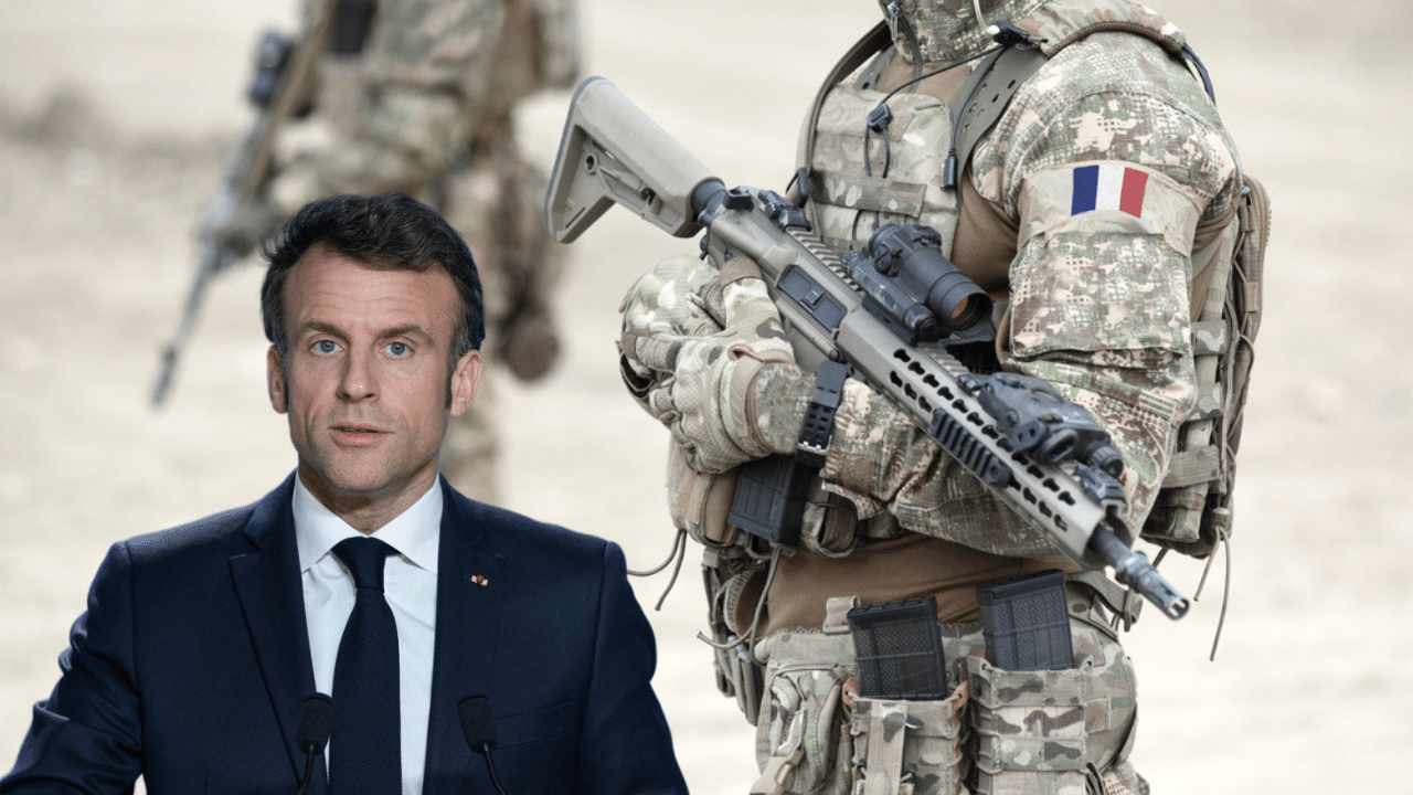 Macron vows to send troops if Russia breaks through front lines