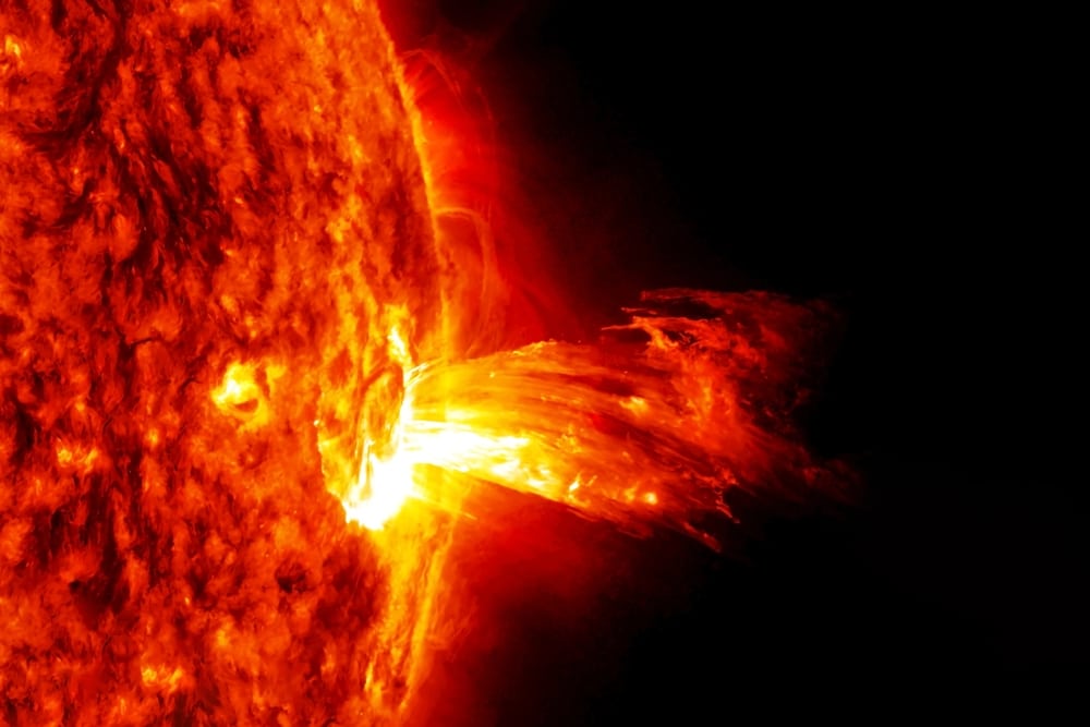 DEVELOPING: Largest X-class solar flare seen in years has just exploded from the Sun