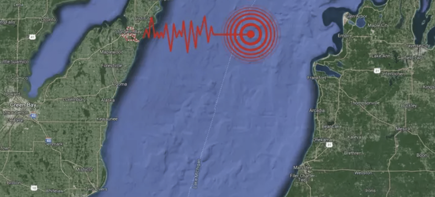 Unusual earthquake detected under Lake Michigan and was felt in Wisconsin