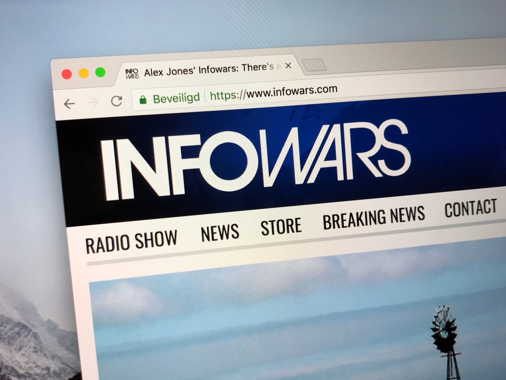 Alex Jones’s Infowars Will Be Auctioned Off to Pay Sandy Hook Families