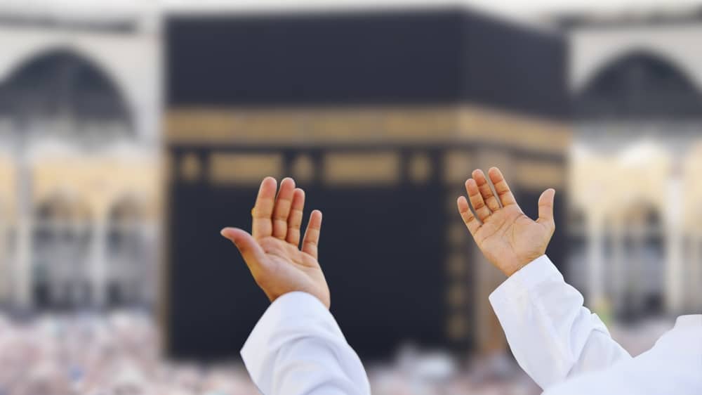 Replica of Islamic Holy Kaaba being displayed in the heart of Sydney CBD on Martin Place