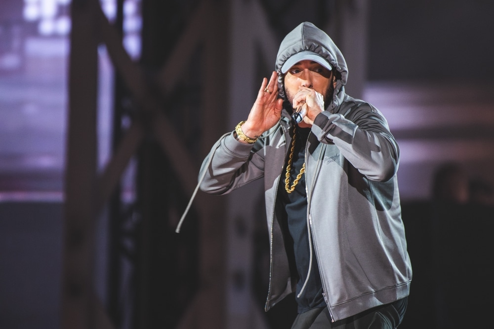 Eminem set to introduce Barack Obama at Kamala Harris rally in surprise