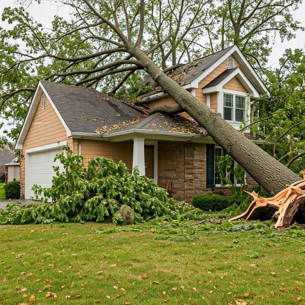 Grandparents found dead hugging one another after fallen tree killed them in their South Carolina home