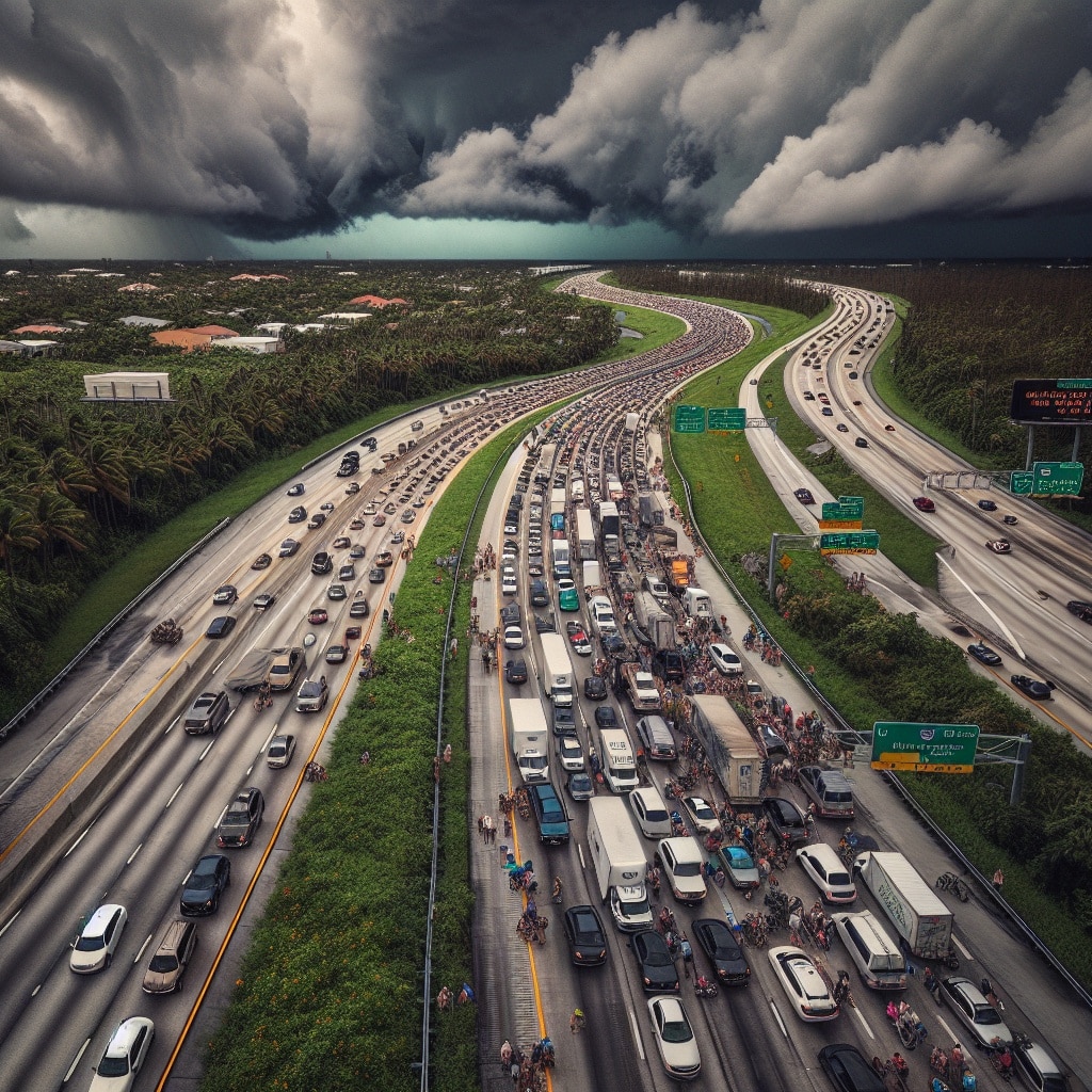 Evacuation panic spreading in Florida as Hurricane Milton producing widespread backups and shortages