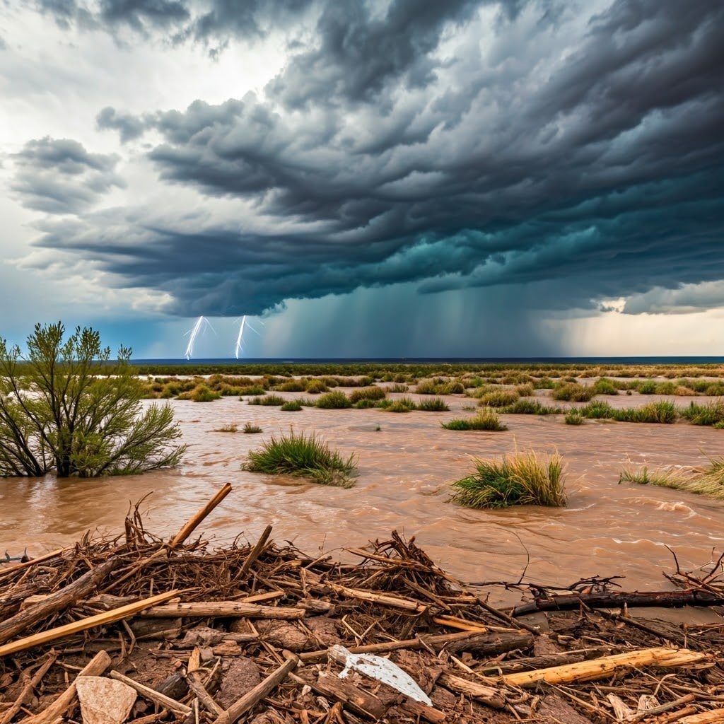 New Mexico is experiencing record breaking rainfall