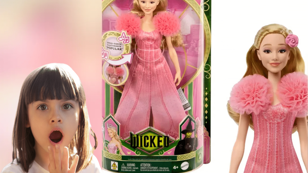 ‘Wicked’ movie dolls sold to children as young as 4 years old by Mattel include adult website on packaging