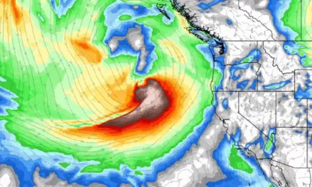 Atmospheric River + Bomb Cyclone = A major disaster brewing for the West Coast