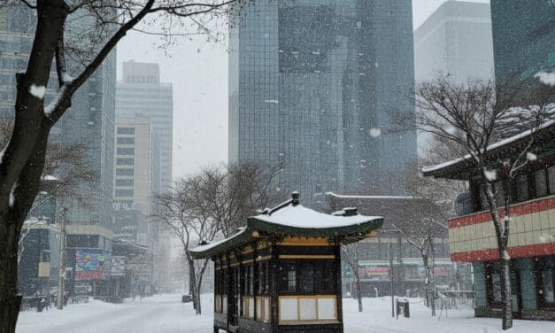 Seoul was struck by the heaviest snowfall in over 100 years, causing injuries and traffic chaos