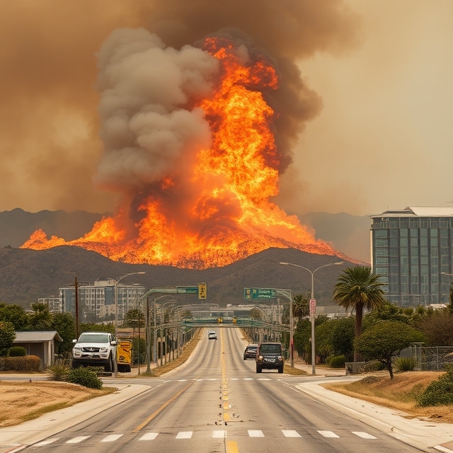 America’s Political And Financial Capitals Were Just Hit By Lightning, And Now Our Entertainment Capital Is Being Devastated By Fire