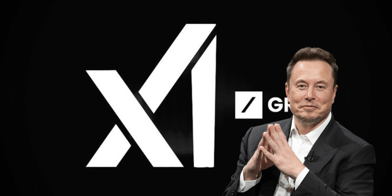 The new logo for Elon Musk’s Grok AI tool looks like a broken cross