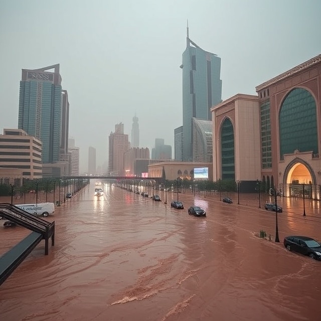 Saudi Arabia’s holiest city of Mecca flooded from extreme rain