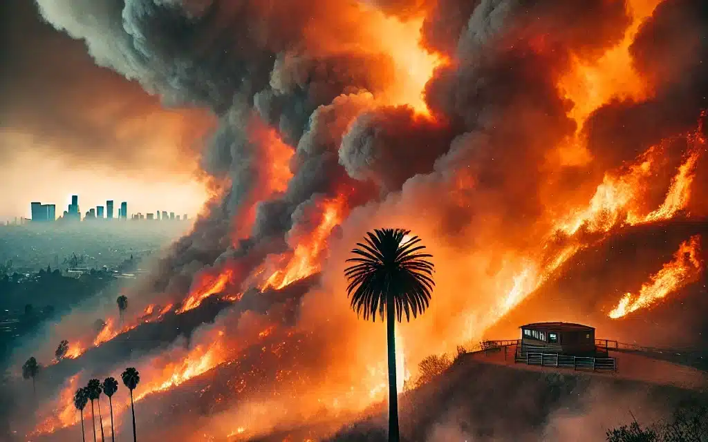 Celebrity homes left in ashes as apocalyptic wildfires continue to rip through LA