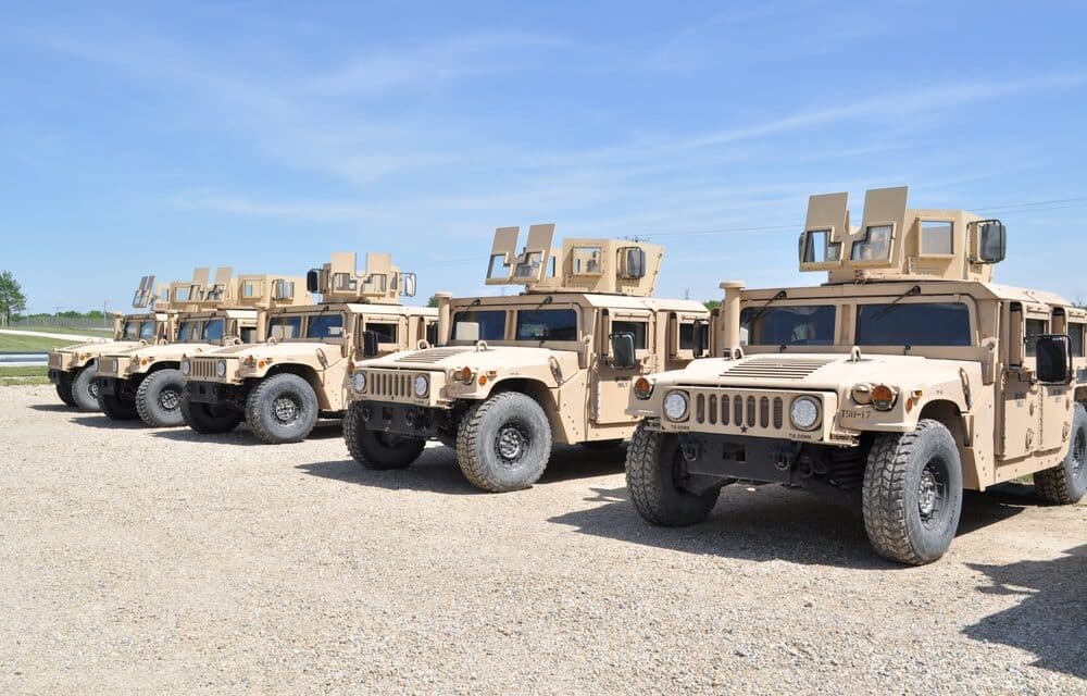 Three Humvees and cache of machine gun mounts stolen from California ...