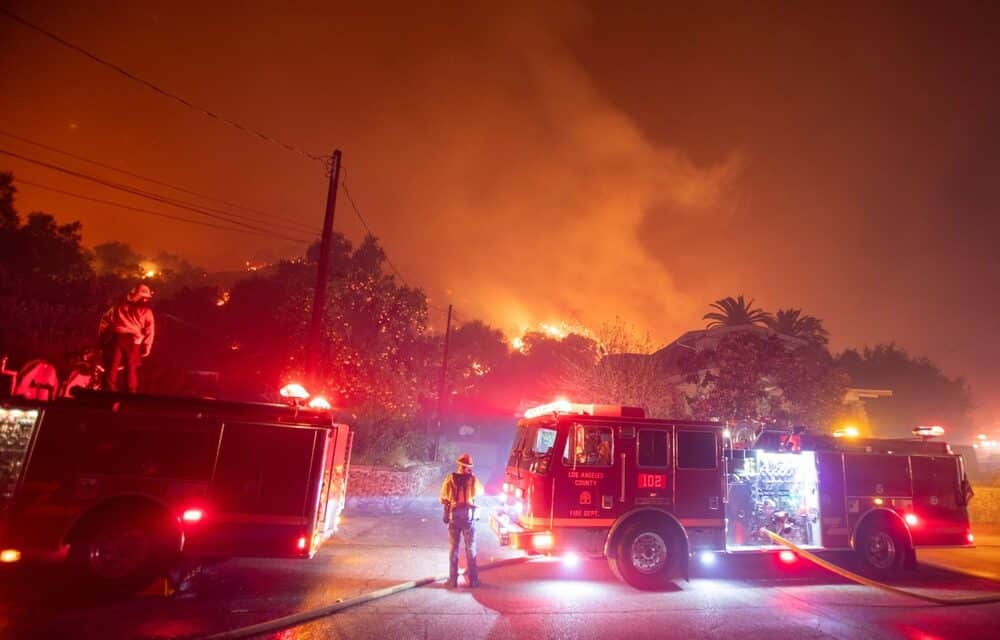 Fire-ravaged Southern California now facing gusty winds and heightened wildfire risk