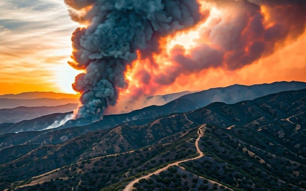 Wildfires shift north of LA forcing over 50,000 to be under evacuation orders or warnings