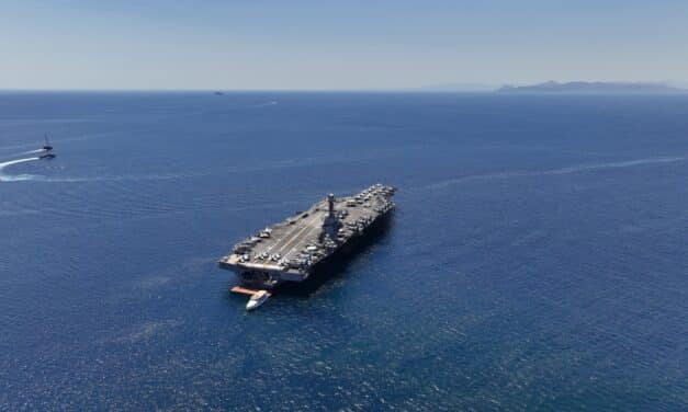 New satellite image reveals US Aircraft Carrier approaching Iran