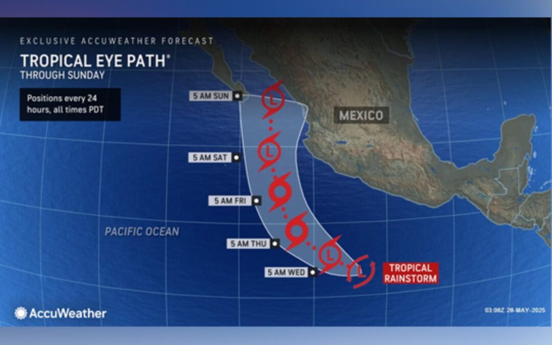 DEVELOPING: Tropical Storm Alvin has formed in the Pacific, marking an unusual first for 2025