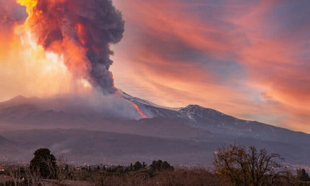 Italy’s Mount Etna volcano has erupted producing massive ash cloud and “lava fountain”